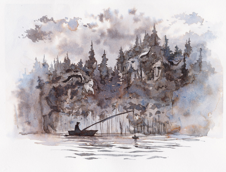 Эссе: проклятие реки Свирень, или Легенда о ночном рыбаке