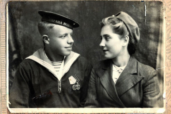 Первое общее фото влюбленных, 1948 год