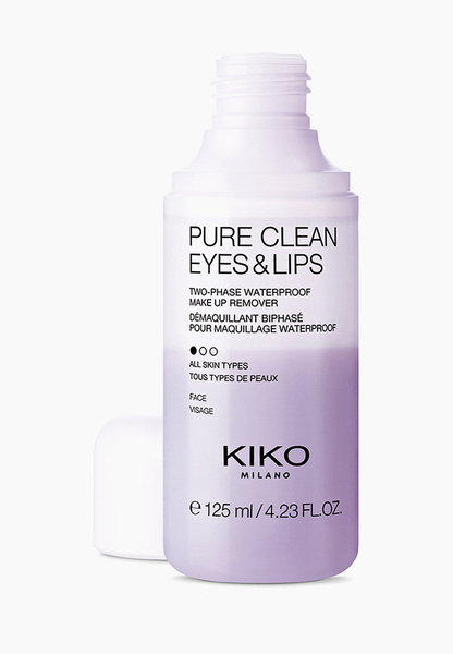 Средство для снятия макияжа Kiko Milano PURE CLEAN EYES & LIPS