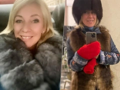 Рукавицы горят! Пользователей Сети смутило обилие меха в образе Марии Захаровой для «московских минус 10»
