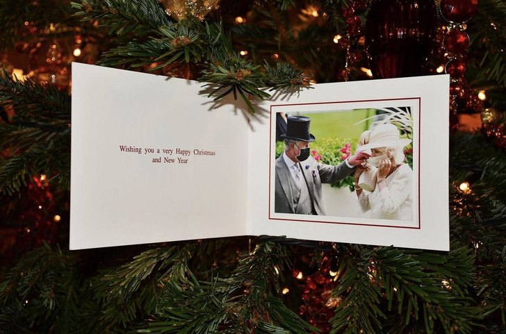 Очень странная рождественская открытка принца Чарльза и Камиллы. Она совсем не похожа на праздничную и вообще на открытку