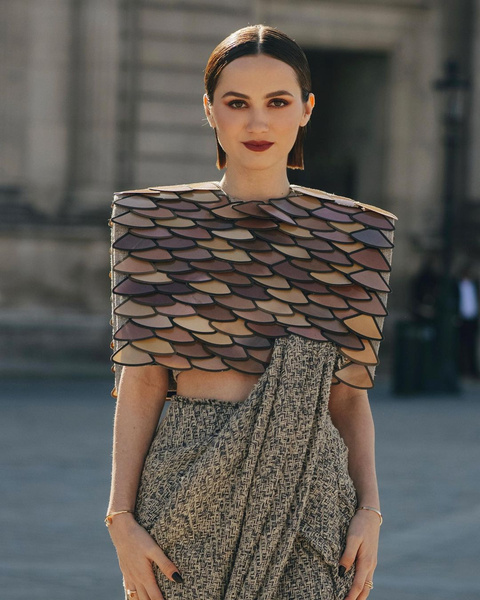 Самый красивый макияж на осень 2022: вдохновляемся образом Мод Апатоу на Неделе моды в Париже