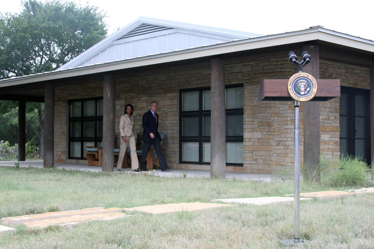 как выглядит дом Джорджа Буша в Техасе